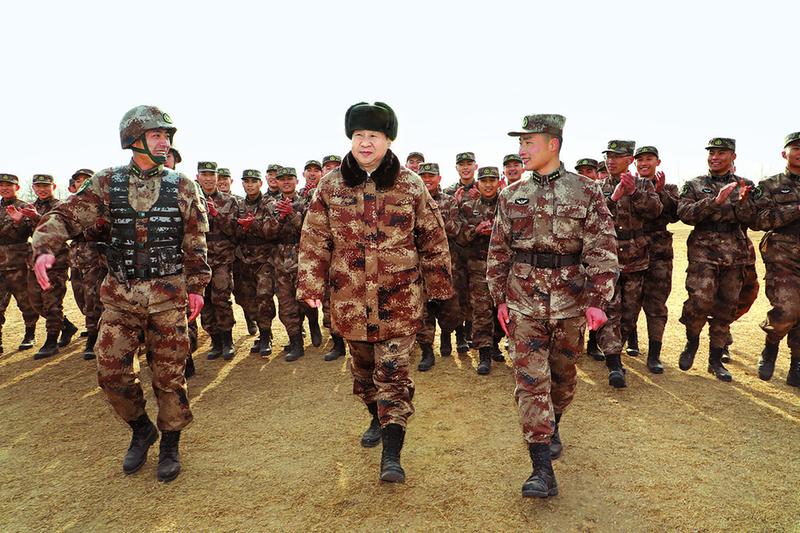 習近平在視察中部戰區陸軍某師時強調 大抓實戰化軍事訓練 聚力打造精銳作戰力量