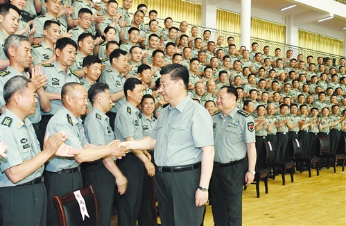 習近平在視察陸軍步兵學院時強調  全面提高辦學育人水平 為強軍事業提供有力人才支持 