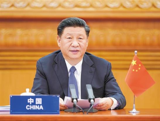 習近平出席二十國集團領導人應對新冠肺炎特別峰會并發表重要講話 有效開展國際聯防聯控 堅決打好疫情防控全球阻擊戰  呼吁二十國集團成員采取共同舉措，減免關稅、取消壁壘、暢通貿易，發出有力信號，提振世界經濟復蘇士氣