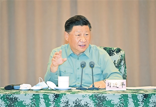 習(xí)近平在聽取軍隊參與防汛救災(zāi)情況匯報時強(qiáng)調(diào)  發(fā)揚連續(xù)奮戰(zhàn)作風(fēng) 切實完成防汛救災(zāi)后續(xù)任務(wù) 