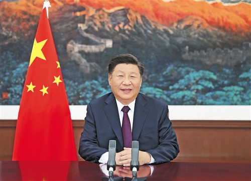 習近平在2020年中國國際服務貿(mào)易交易會全球服務貿(mào)易峰會上致辭  強調(diào)各國要共同營造開放包容的合作環(huán)境、共同激活創(chuàng)新引領的合作動能、共同開創(chuàng)互利共贏的合作局面，中國將堅定不移擴大對外開放，繼續(xù)放寬服務業(yè)市場準入，發(fā)展服務貿(mào)易新業(yè)態(tài)新模式，支
