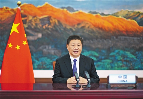 習(xí)近平在聯(lián)合國(guó)大會(huì)紀(jì)念北京世界婦女大會(huì)25周年高級(jí)別會(huì)議上發(fā)表重要講話  主張幫助婦女?dāng)[脫疫情影響，讓性別平等落到實(shí)處，推動(dòng)?jì)D女走在時(shí)代前列，加強(qiáng)全球婦女事業(yè)合作 倡議在2025年再次召開全球婦女峰會(huì) 