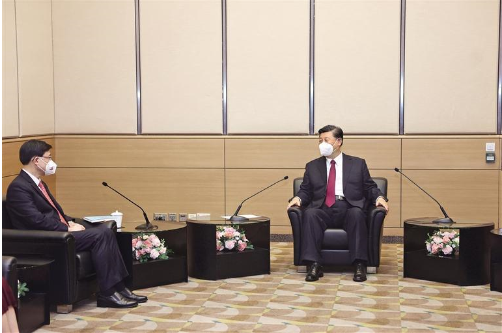 習(xí)近平會見李家超 
