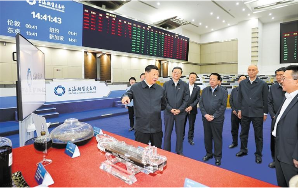 習近平在上海考察時強調  聚焦建設“五個中心”重要使命 加快建成社會主義現代化國際大都市  返京途中在江蘇鹽城考察  蔡奇陪同考察