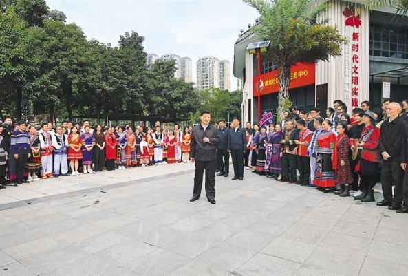 習(xí)近平在廣西考察時(shí)強(qiáng)調(diào)  解放思想創(chuàng)新求變向海圖強(qiáng)開放發(fā)展 奮力譜寫中國式現(xiàn)代化廣西篇章  蔡奇陪同考察