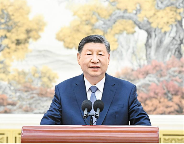 習(xí)近平在接見第33屆奧運(yùn)會中國體育代表團(tuán)時強(qiáng)調(diào) 戒驕戒躁 再接再厲 為建設(shè)體育強(qiáng)國再立新功  趙樂際王滬寧蔡奇李希韓正參加接見