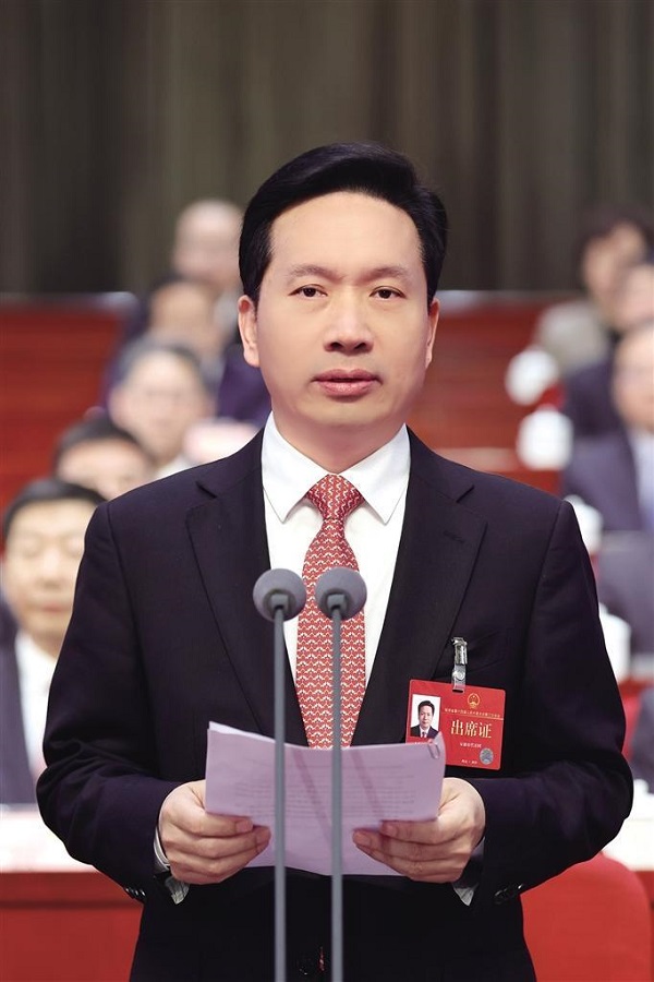 陜西省十四屆人大三次會議隆重開幕  趙一德主持 趙剛作政府工作報告