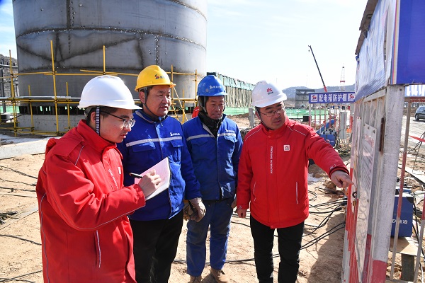 延長氣田采氣四廠中區南部產能建設項目復工忙